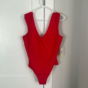 NWT - Summersalt - The Ruched Backflip - Lava - Size 18